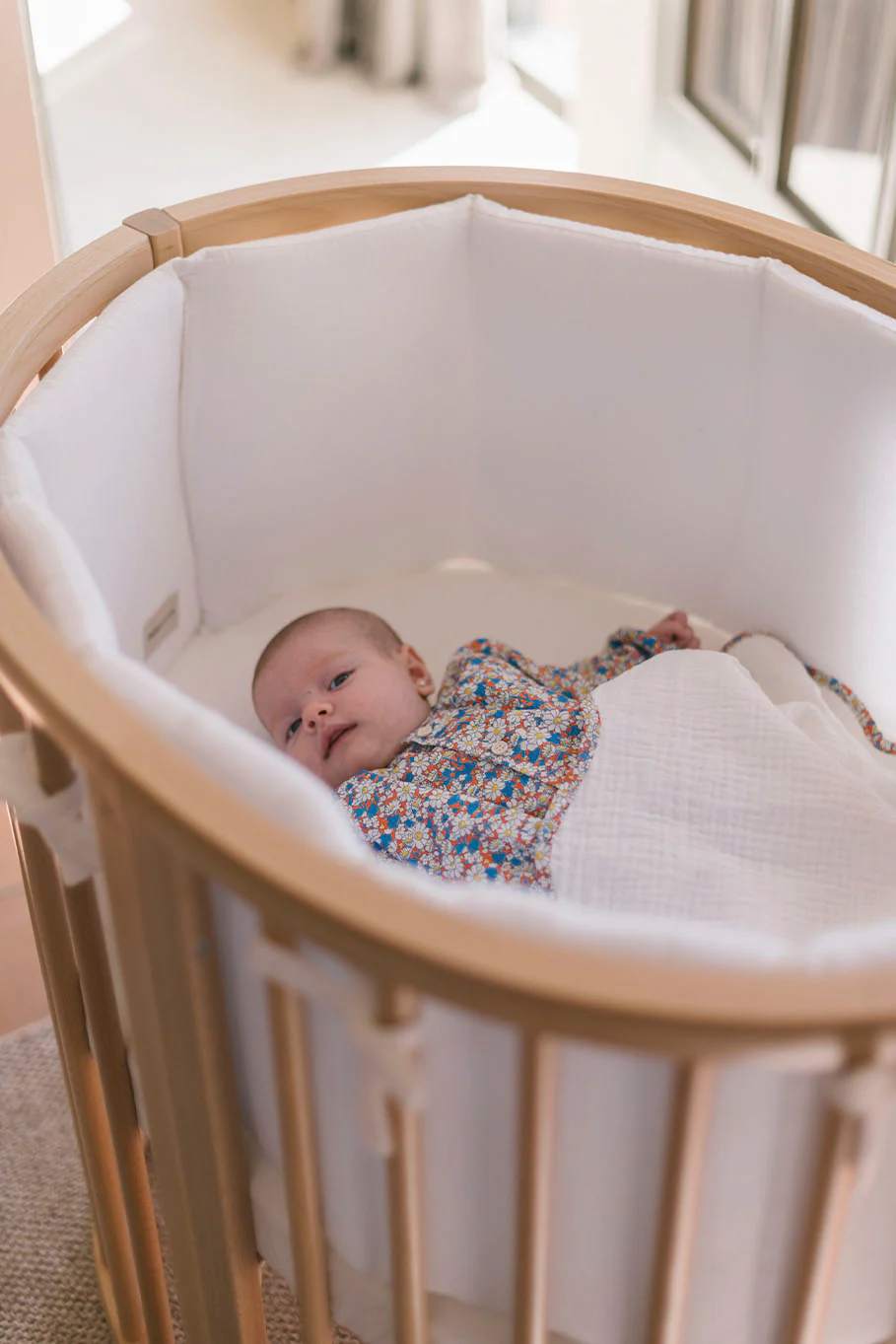 Bajera Stokke mini Bambula Blanco - Image 3