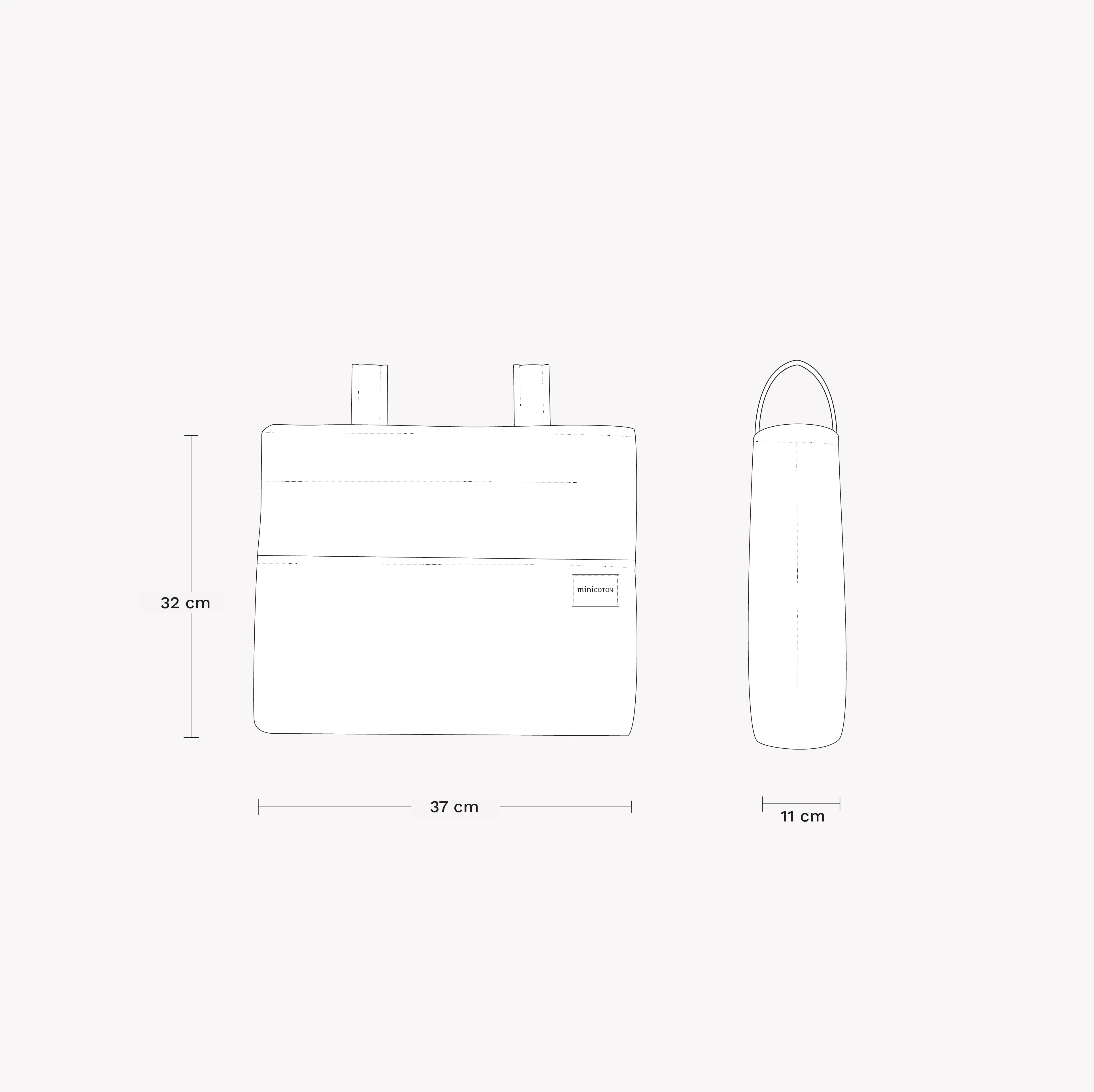 Bolsa Icon Rayas Nude - Image 6